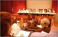 The scene at Conference 2002