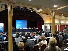 Wide shot of Conference hall