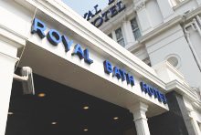 Picture of exterior of Royal Bath Hotel in Bournemouth