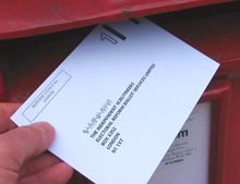 There's still time to post ballot forms back to ERBS