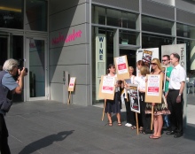 Picket in the picture on June 30