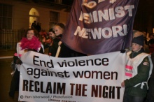 Marchers pictured on Reclaim the Night last year